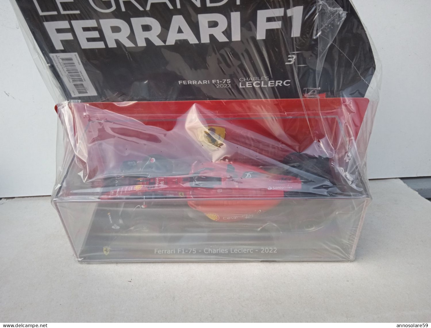 MODELLINO: FERRARI F1-75 - CHARLES LECLERC - 2022 - SCALA 1:24 - COLORE ROSSO - LEGGI - Altri & Non Classificati