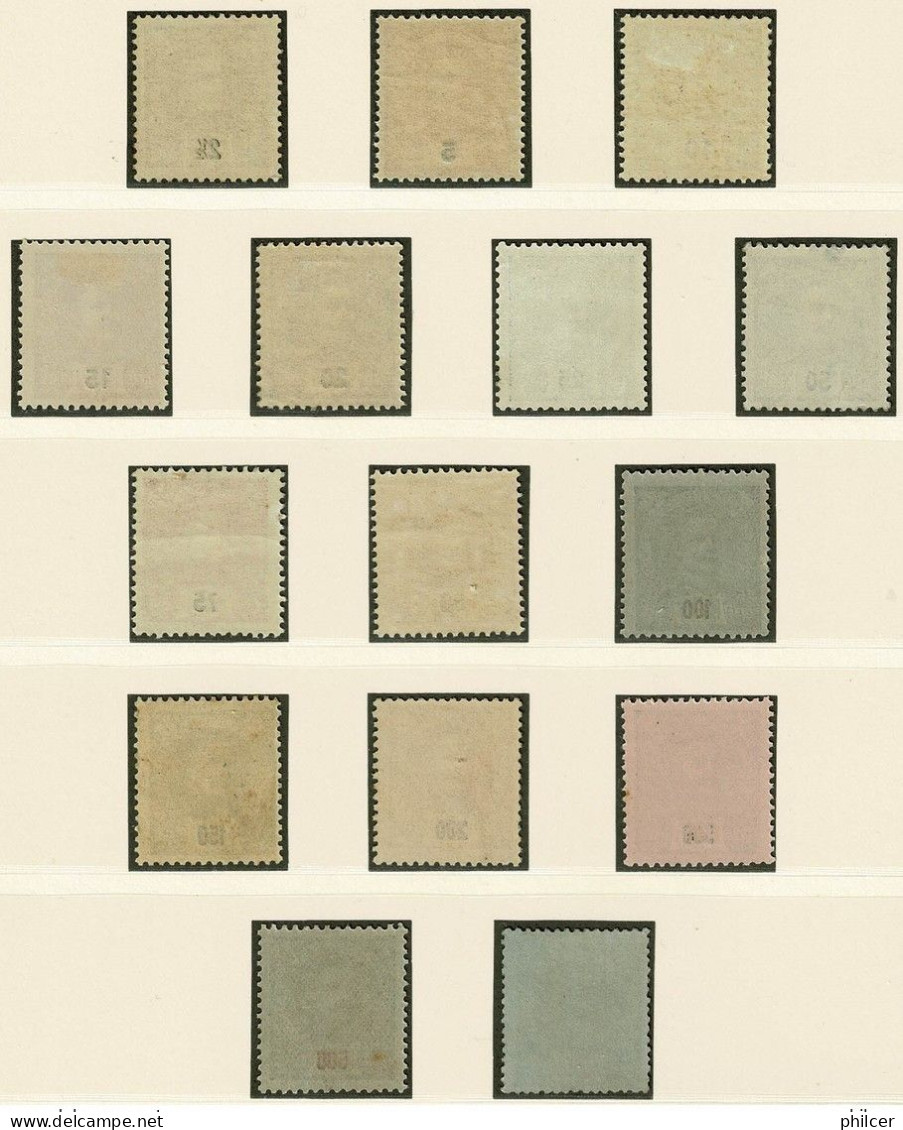 Portugal, 1895/6, # 126/39, MH - Ungebraucht