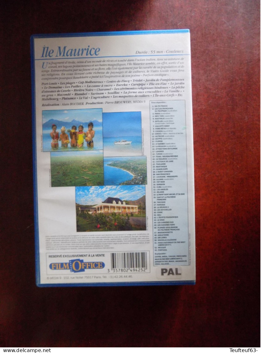 VHS Vidéo Guide : île Maurice - Documentaire