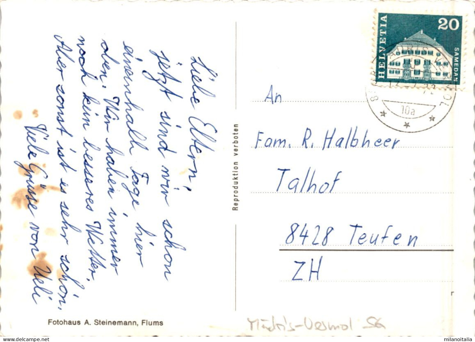 Naturschutzgebiet Kapfensee Bei Vermol Ob Mels (244) * 13. 7. 1972 - Mels