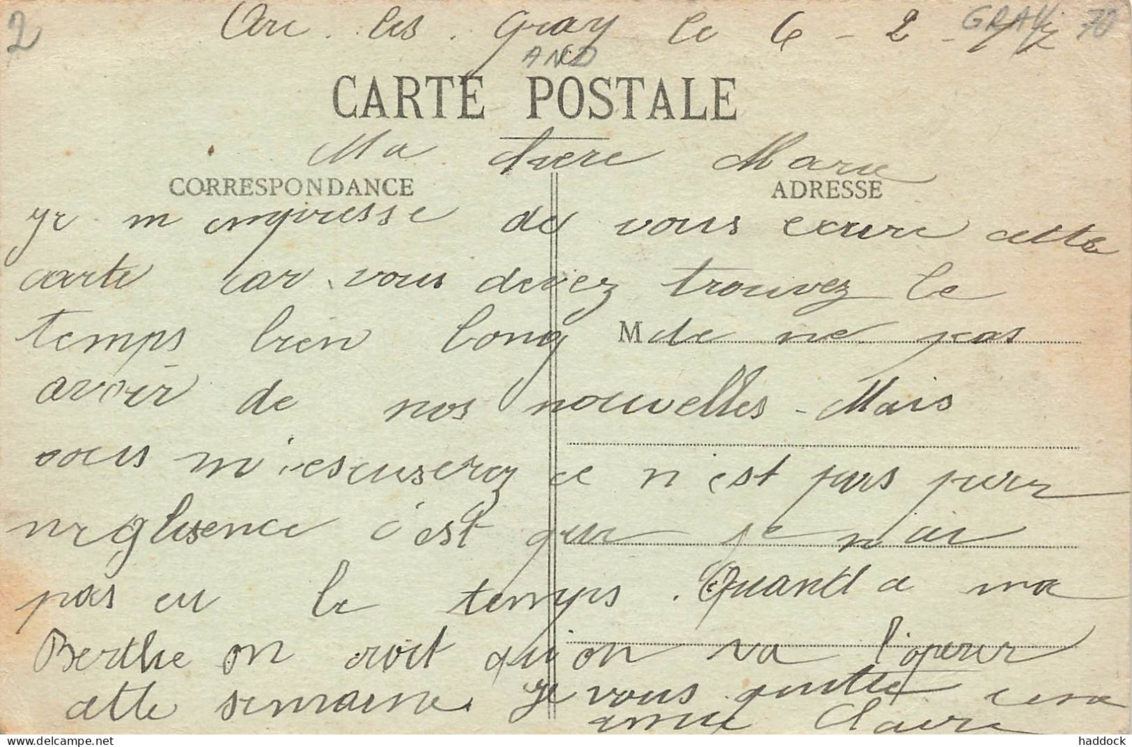 GRAY : L'HOPITAL - Gray