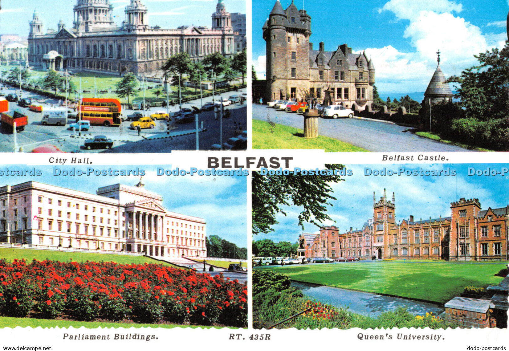 D051210 Belfast. Parliament Buildings. Belfast Castle. Bamforth. Multi View - Monde
