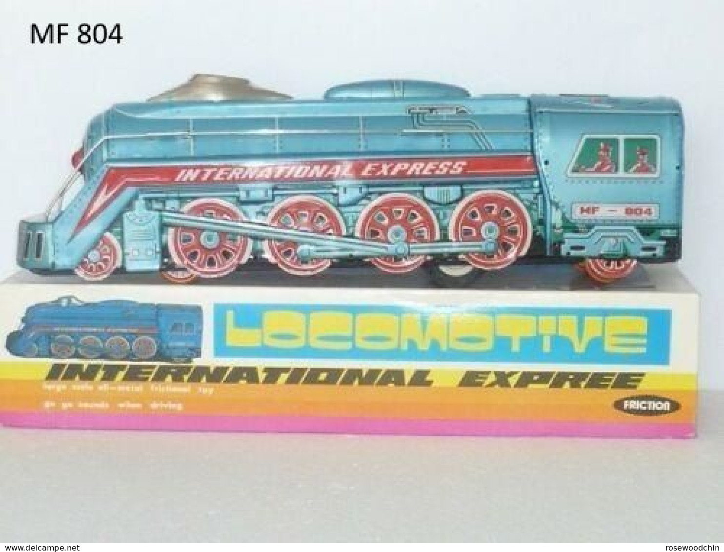 VINTAGE ! RARE ! China 60s' Tin Toy Longmotive International Express With Sound (MF-804) - Jouets Anciens