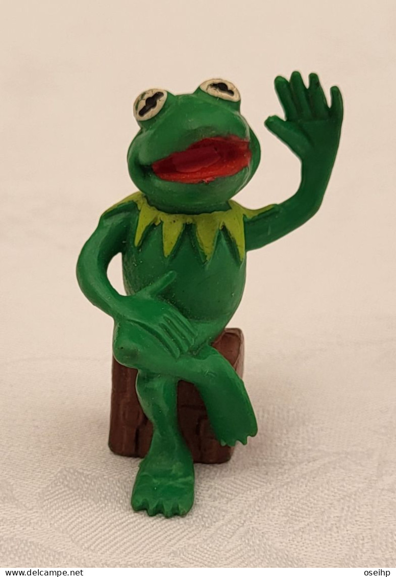 Lot 2 Figurine PVC MUPPET SHOW Bébé FOZZIE Ours KERMIT La Grenouille - Other & Unclassified