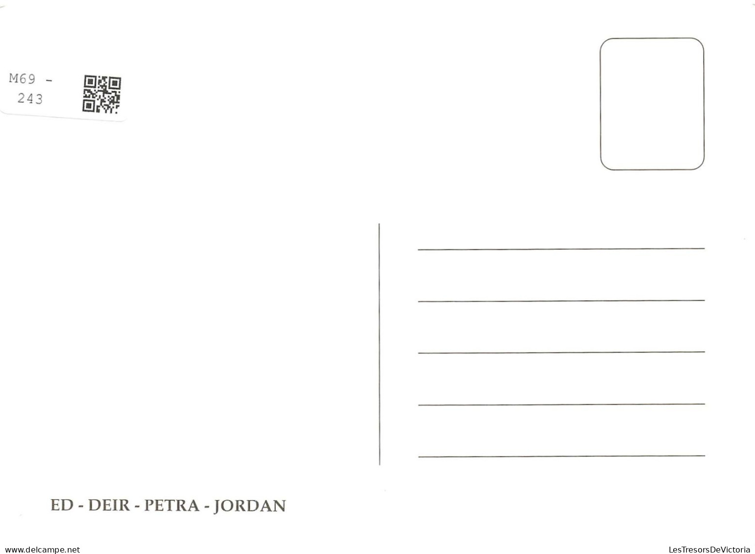 [-5%] JORDANIE - Jordan - Ed Deir - Petra - Carte Postale - Jordan