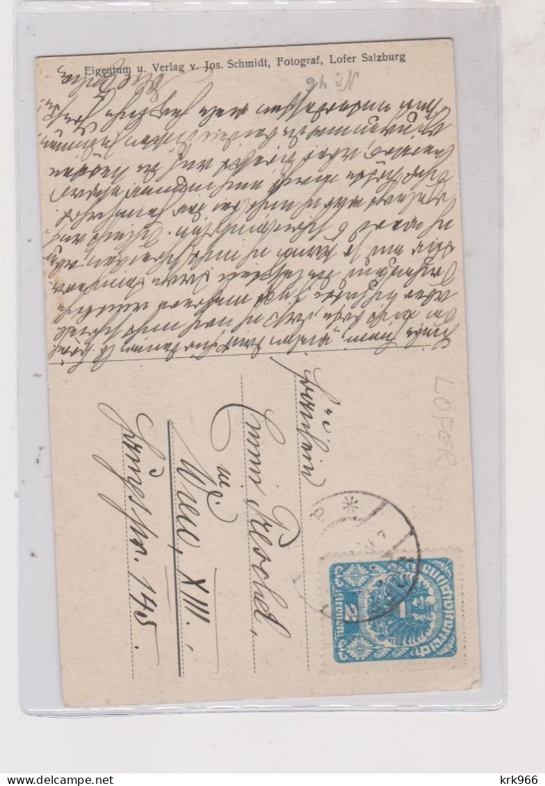 AUSTRIA LOFER Nice Postcard - Lofer