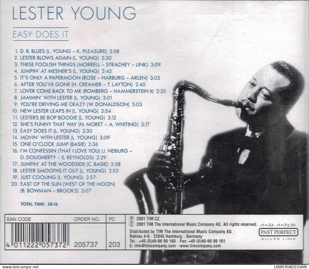 Lester Young - Easy Does It. CD - Jazz
