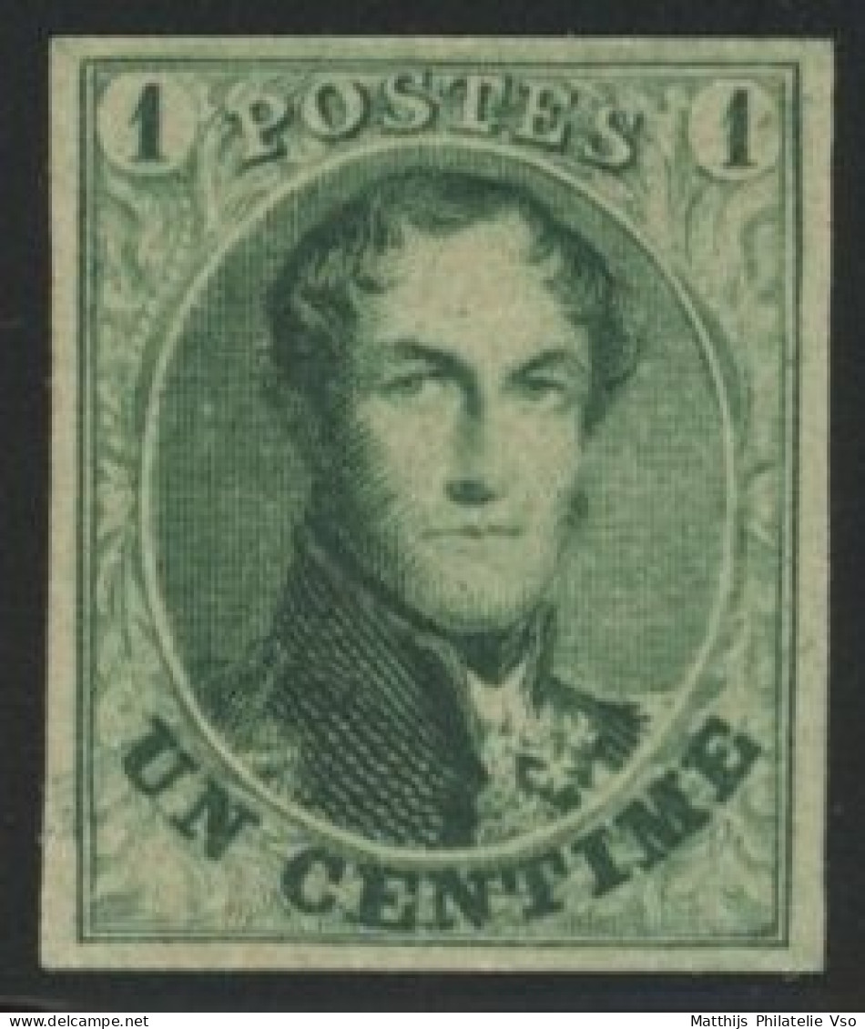 1858-1862 Médaillons (9/12) - [** SUP] N° 9a, 1c vert pâle, belles ...