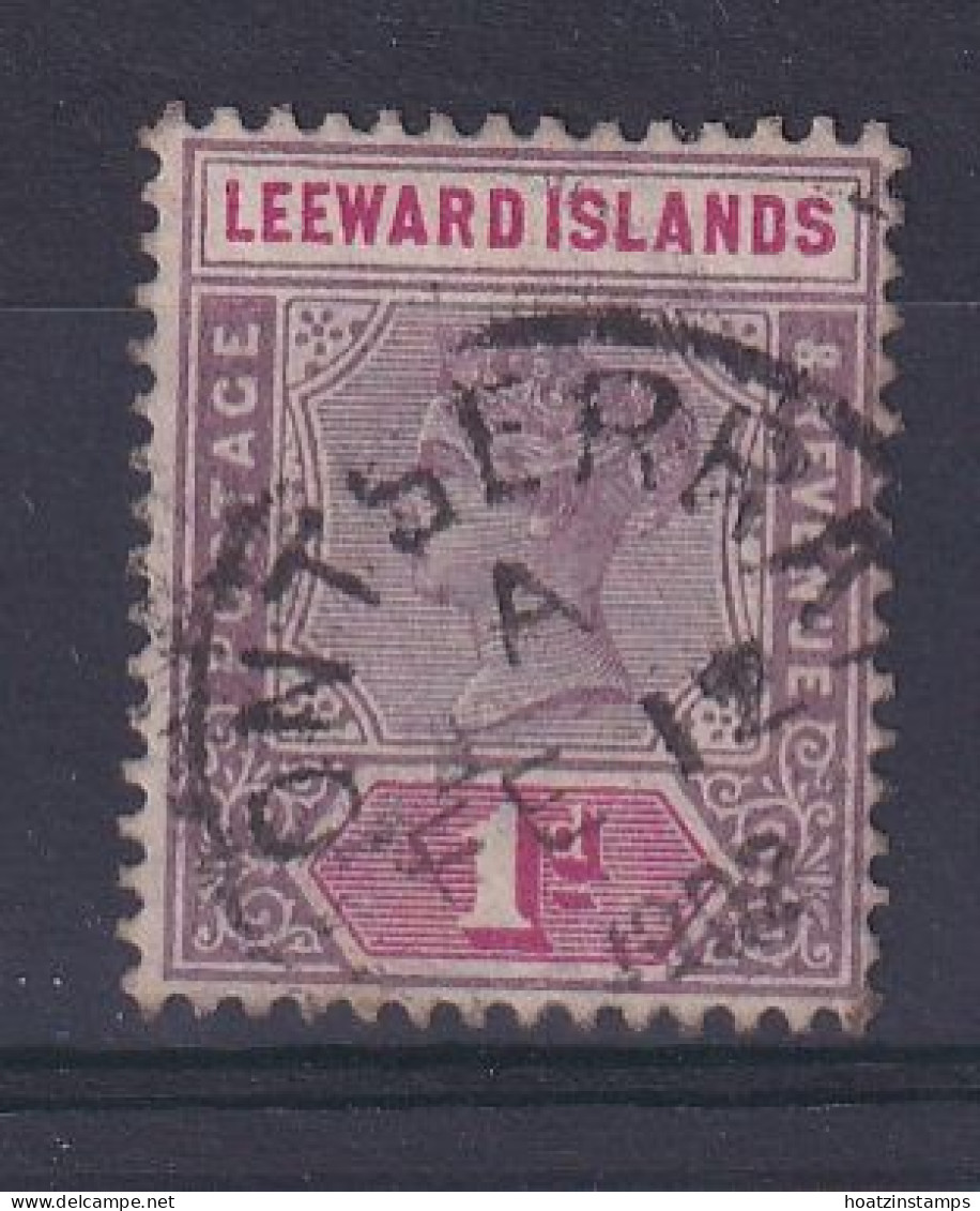Leeward Is.: 1890   QV    SG2    1d     Used - Leeward  Islands