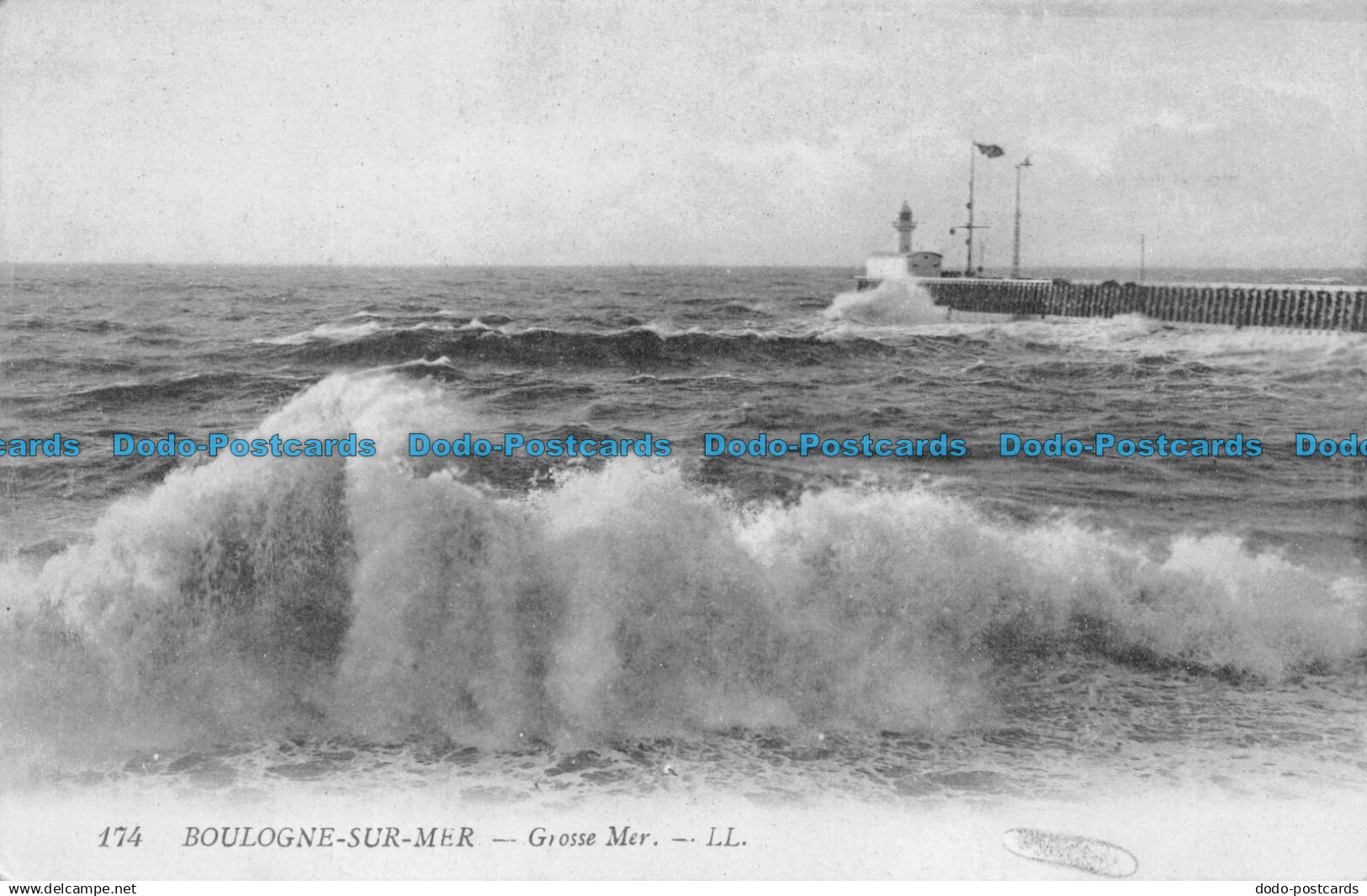 R160760 Boulogne Sur Mer. Grosse Mer. LL. No 174 - Monde