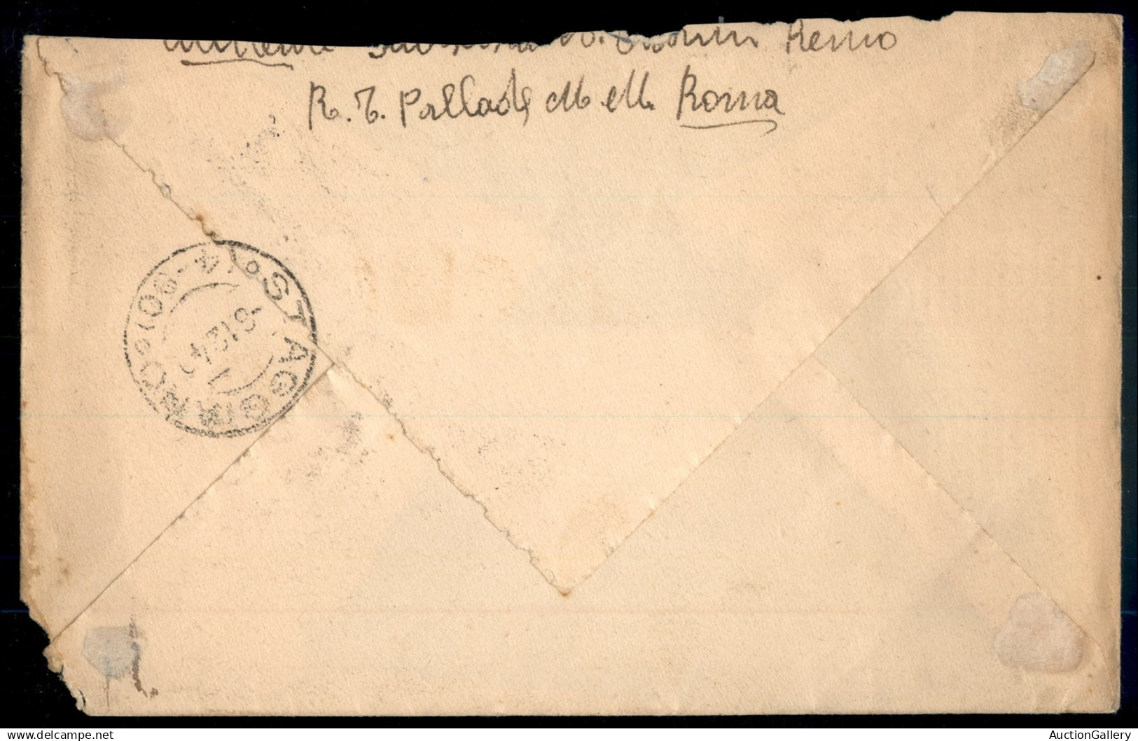 Regno - Navigazione - R. Nave Pallade - Busta Da Roma A Arezzo Del 3.12.40 - Other & Unclassified