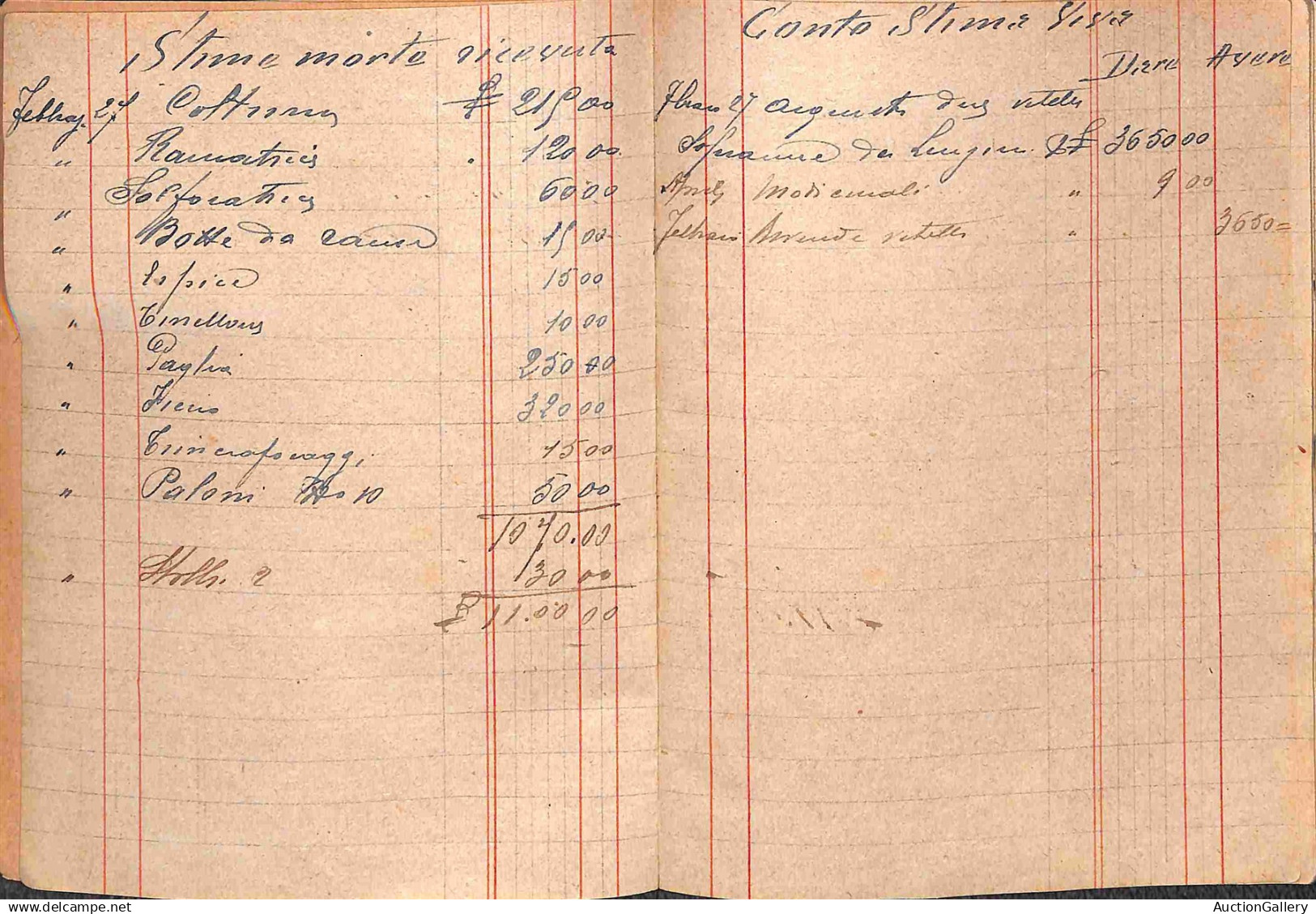 Regno - Documenti E Varie - 1927 - Libretto Colonico Di Un Podere In Provincia Di Pisa Completo Di Marche Da Bollo Ed Al - Altri & Non Classificati