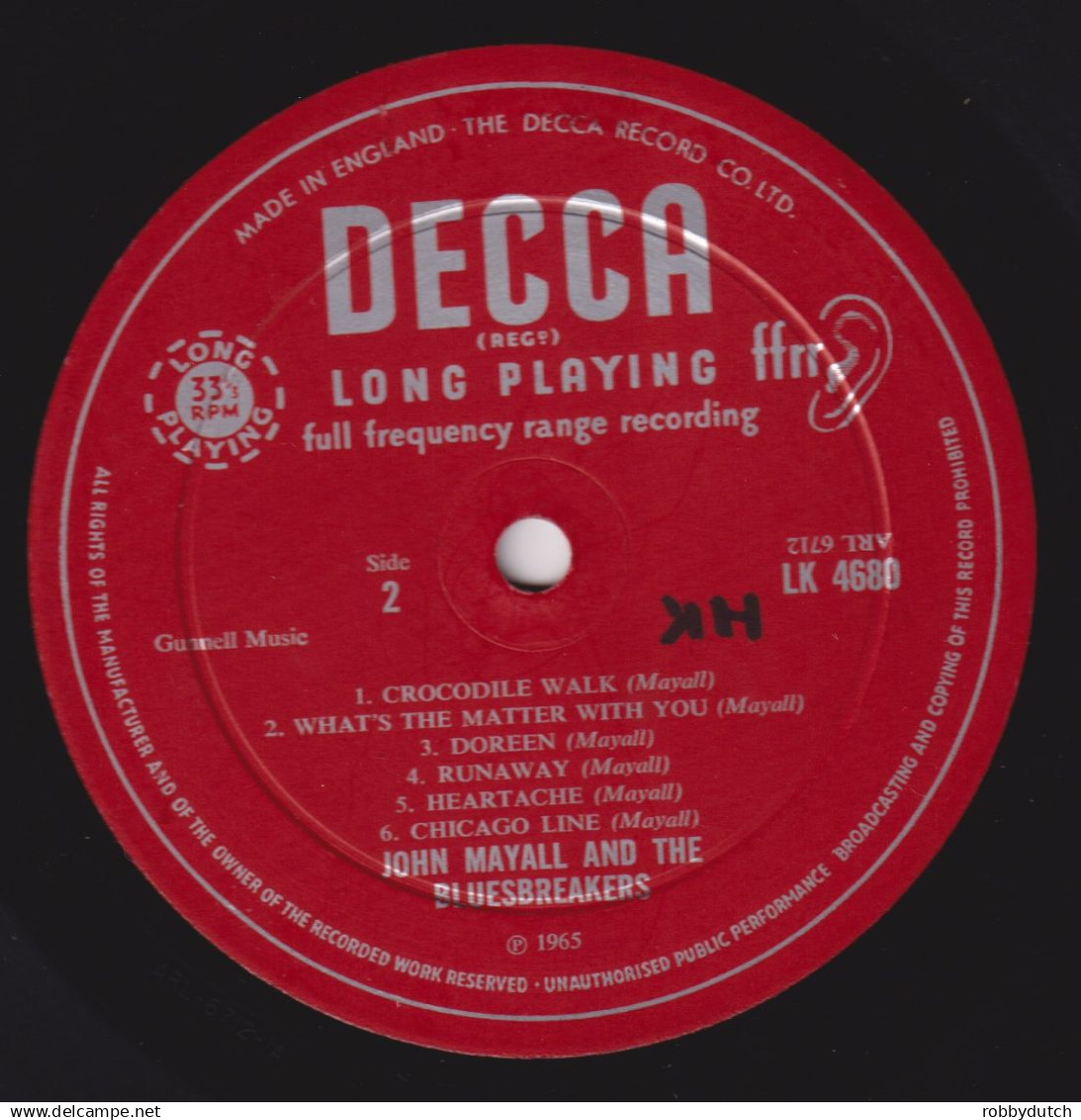 * LP *  JOHN MAYALL PLAYS JOHN MAYALL (Live At Klooks Kleek) England 1965) - Blues