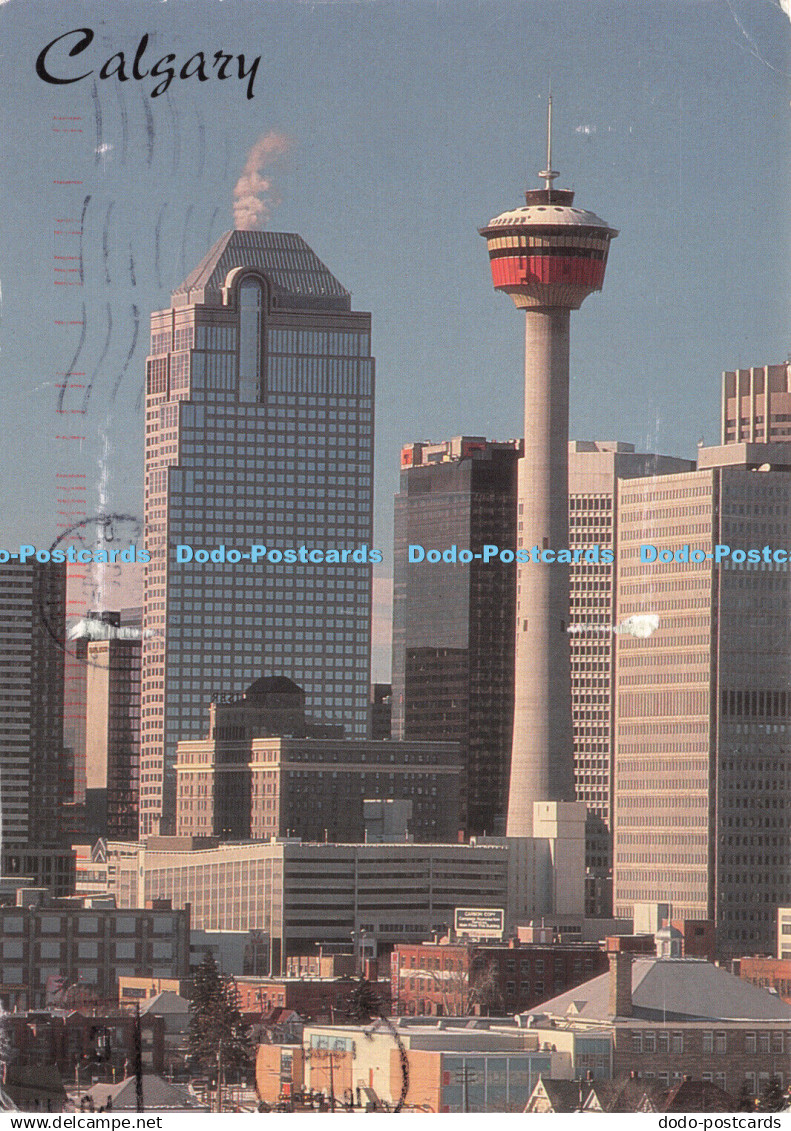D042450 Calgary. Canada. The Distinctive Shape Of The Calgary Tower. High Countr - Monde