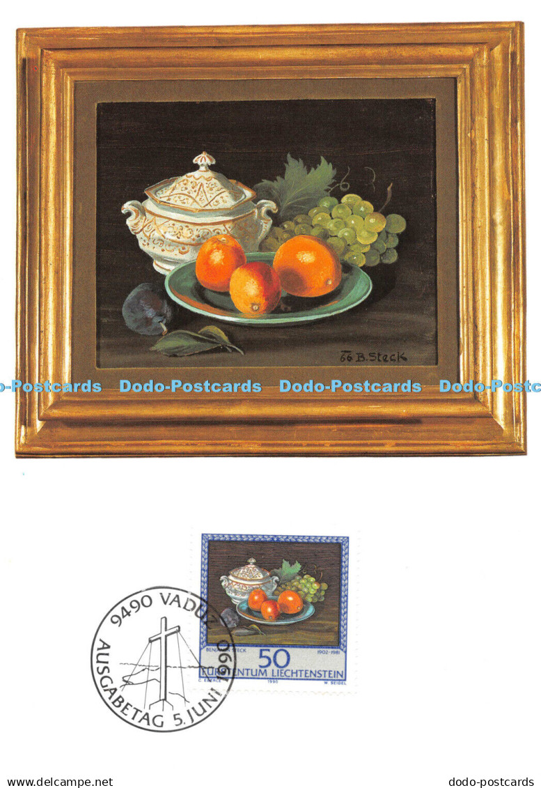 D094661 Furstentum. Liechtenstein. Special Stamps Liechtenstein Painters. Benjam - Monde