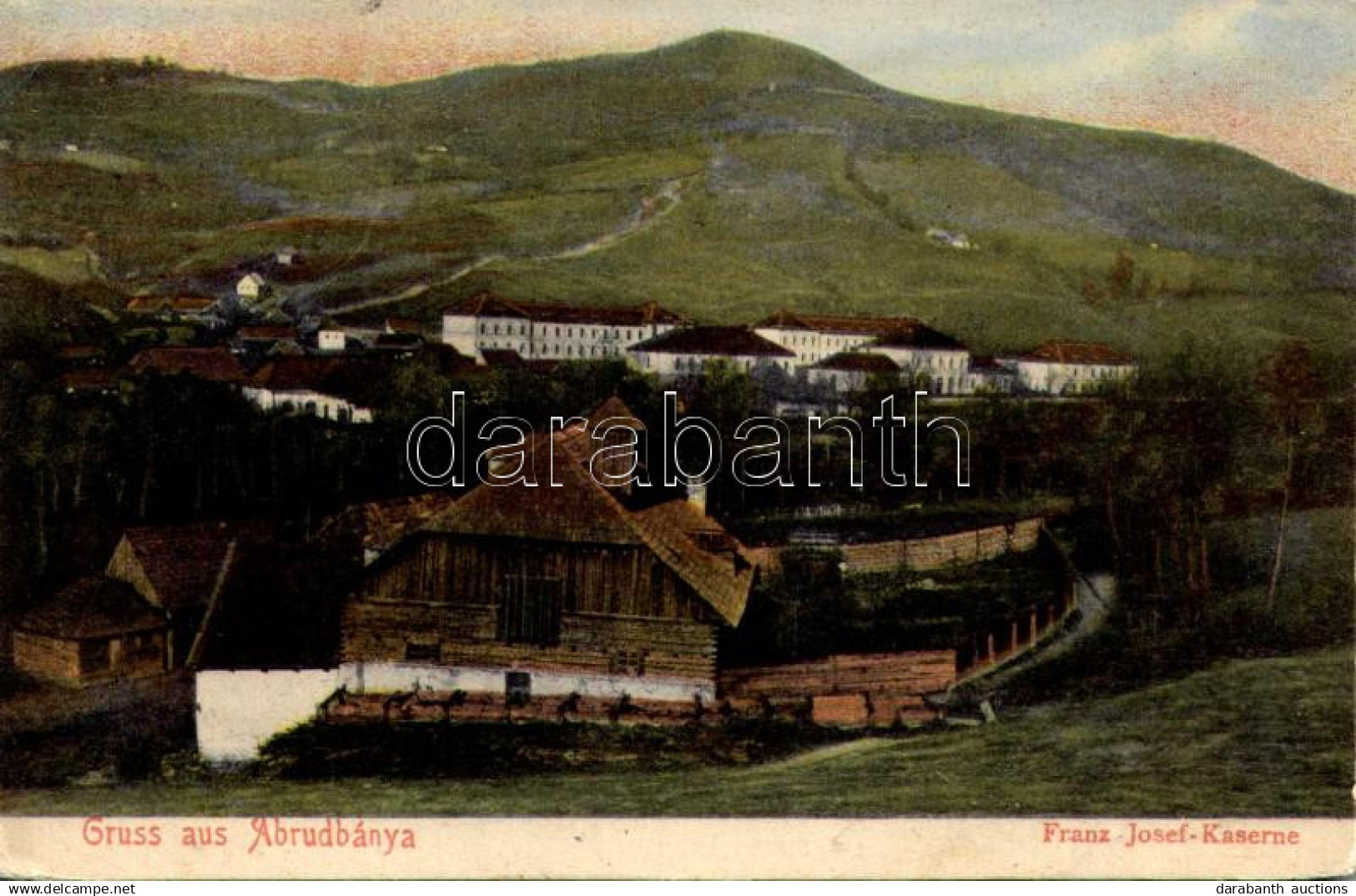 T2/T3 1908 Abrudbánya, Abrud; Franz Josef-Kaserne / Ferenc József Laktanya / K.u.K. Military Barracks - Non Classificati
