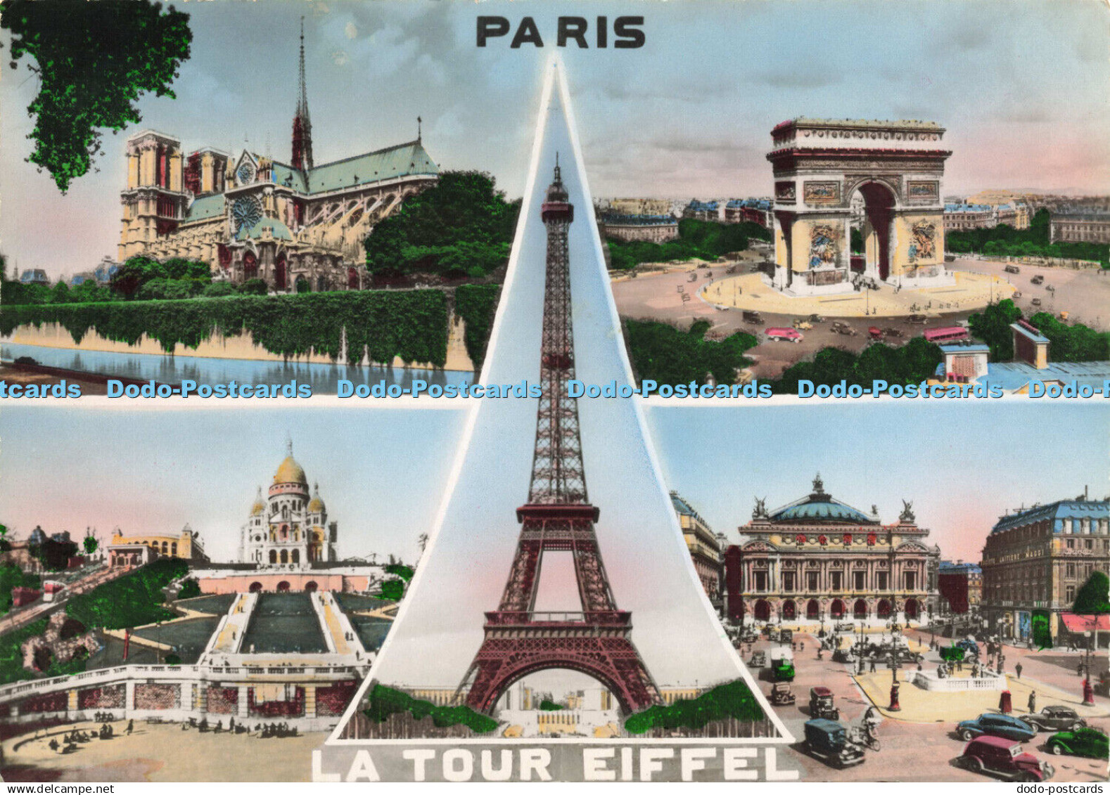 D190139 Paris. La Tour Eiffel. Speciale De La Tour Eiffel. Multi View - Monde