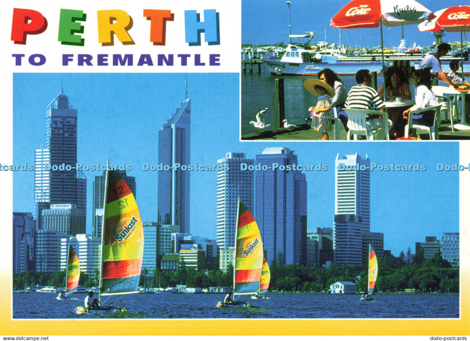 D172700 Perth. To Fremantle. Perth City On The Swan River And Fremantle. Sydney - Monde