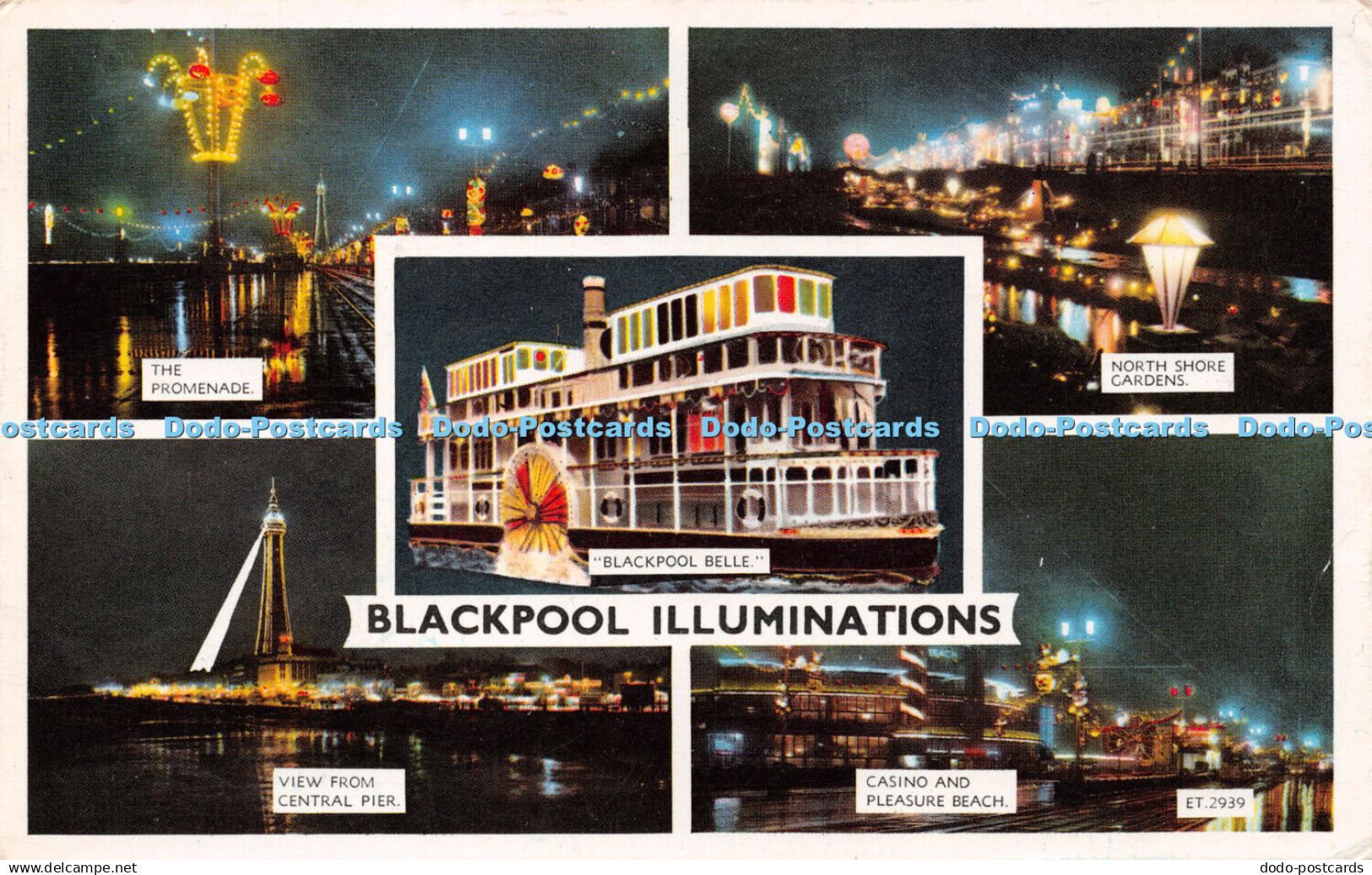 R232066 Blackpool Illuminations The Promenade Blackpool Belle North Shore Garden - Monde