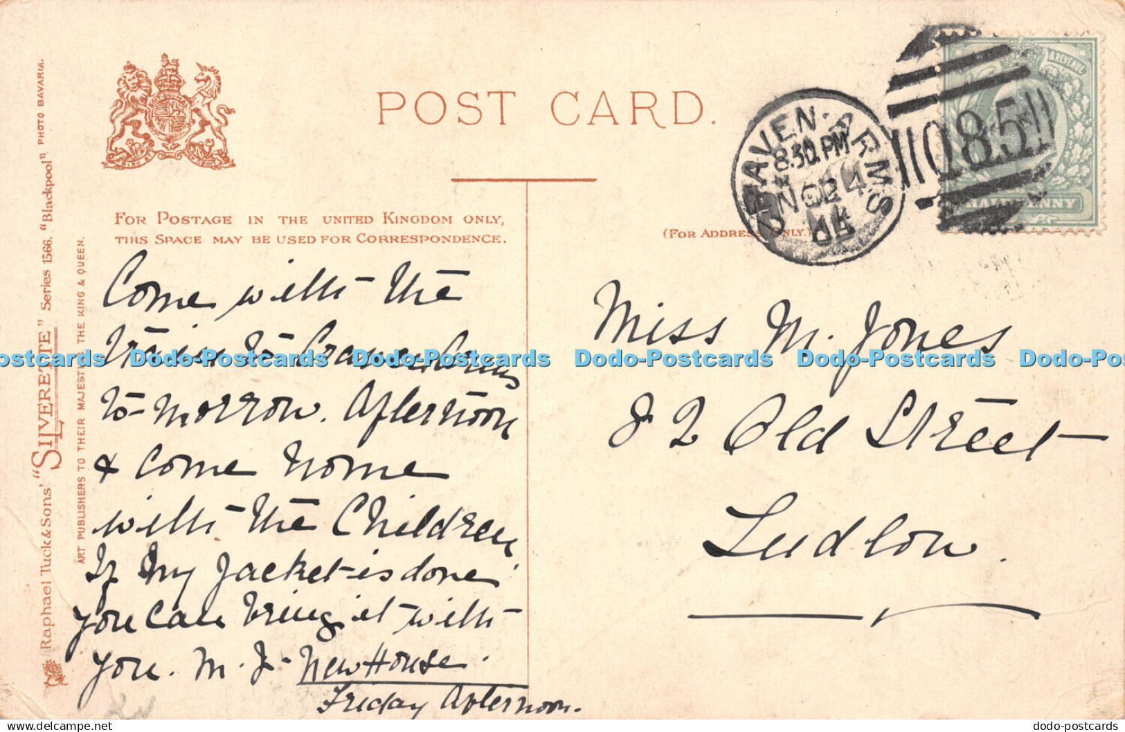 R258515 Blackpool Victoria Pier Tuck Silverette Series 1566 Blackpool 1905 - Monde