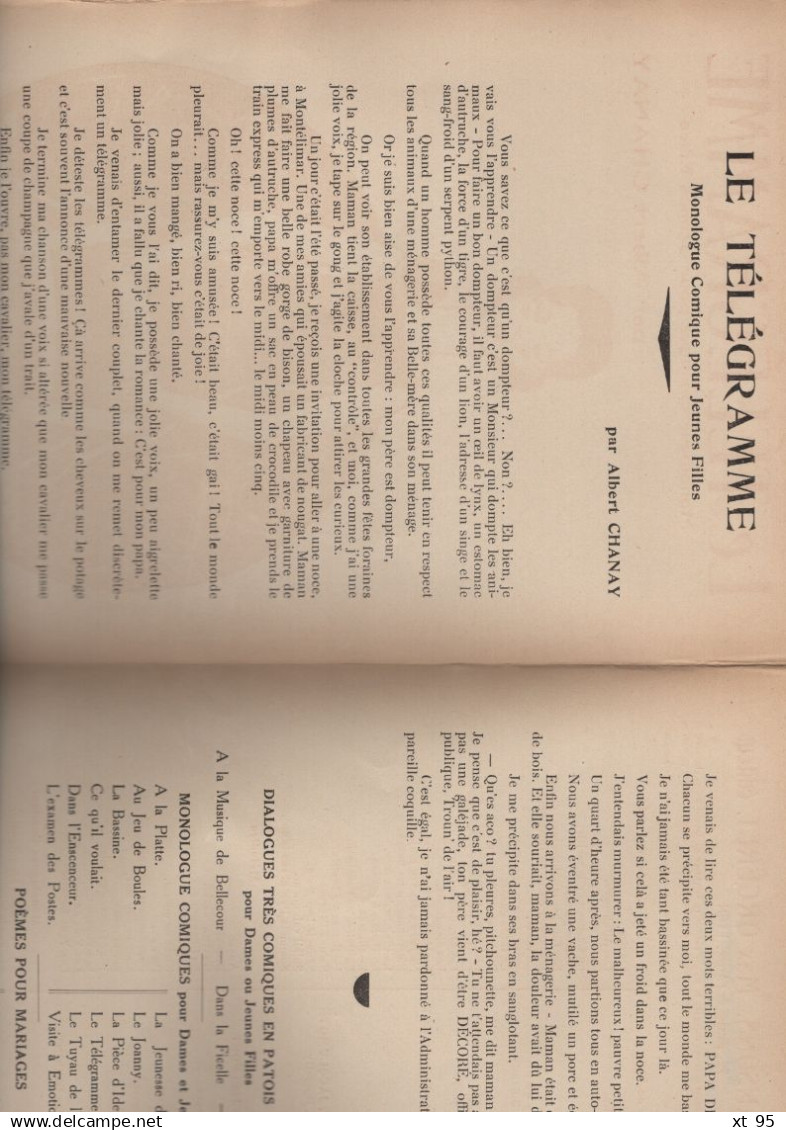 Partition - Le Telegramme - Albert Chanay - Scores & Partitions