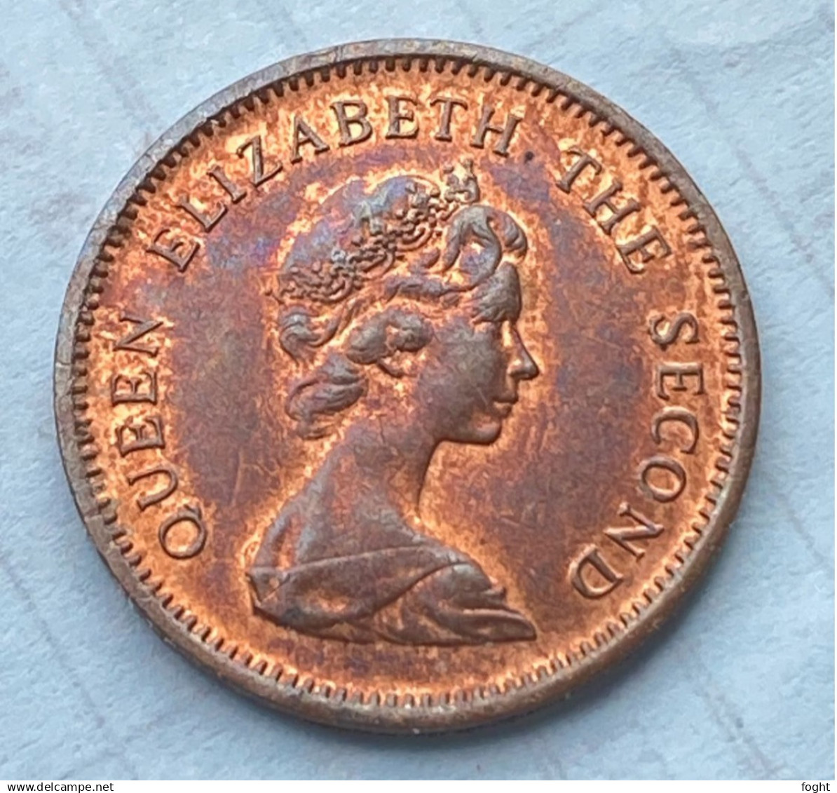 1980 Falkland Island Standard Coin 1/2 Pence,KM#1,8940/D5 - Falkland