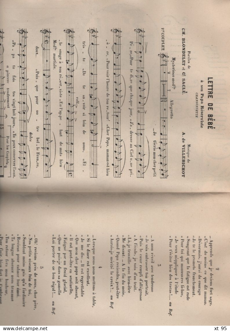 Partition - Chansonnettes Enfantines - Villebichot - Scores & Partitions