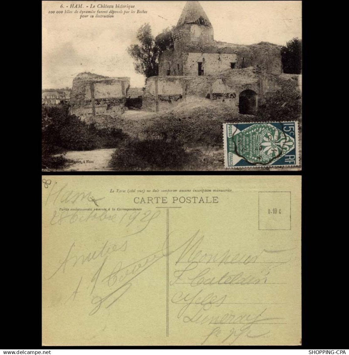 80 - Ham - Le Chateau Historique - Ham