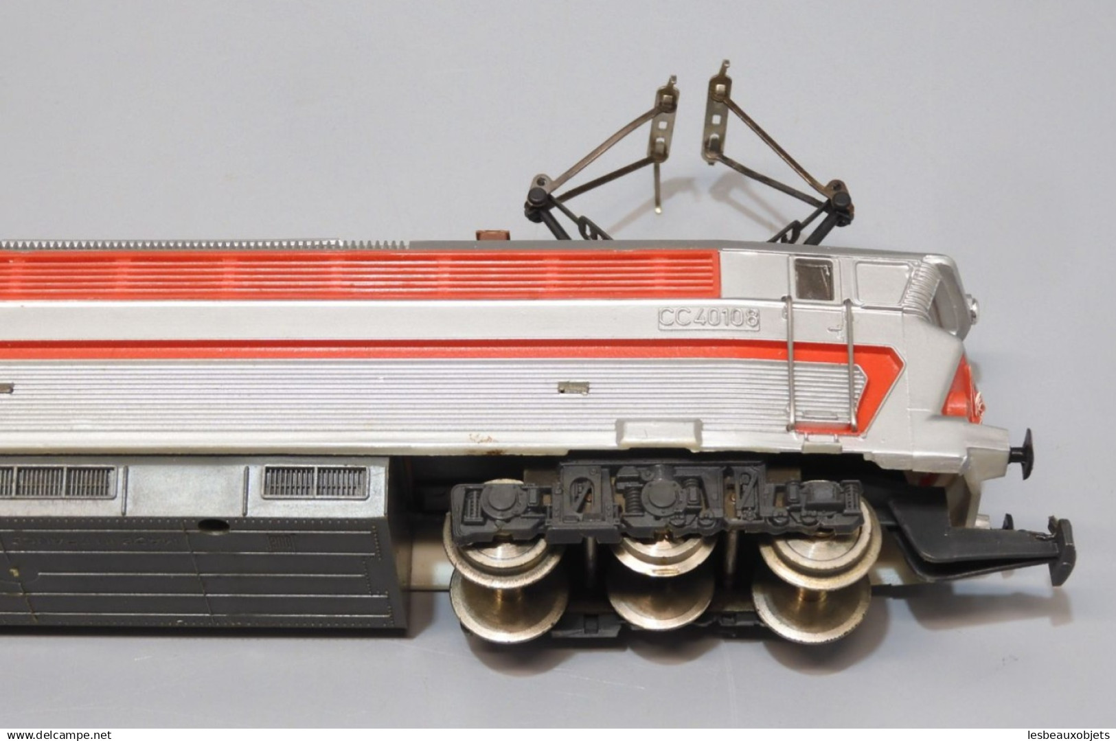 - ANCIENNE LOCOMOTIVE JOUEF SNCF CC 40108 JOUET ANCIEN COLLECTION VITRINE  E