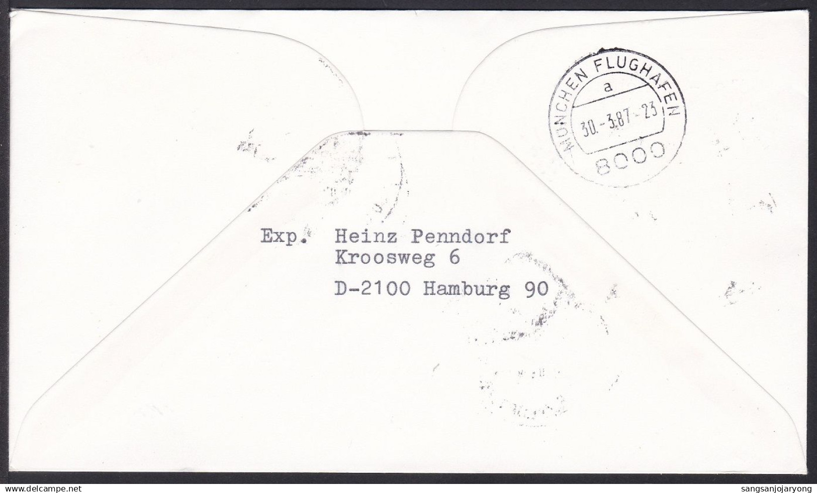 FFC0126 Lufthansa First Flight Cover, FFC, Boeing 727, Oslo - Munich, Premier Vol - Briefe U. Dokumente