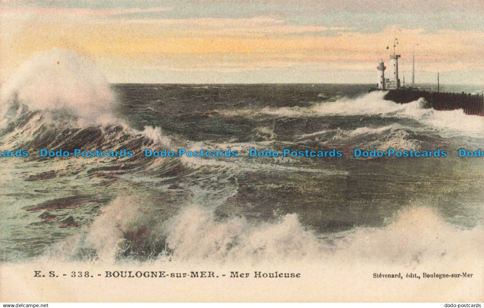 R667035 Boulogne Sur Mer. Mer Houleuse. Stevenard - Monde