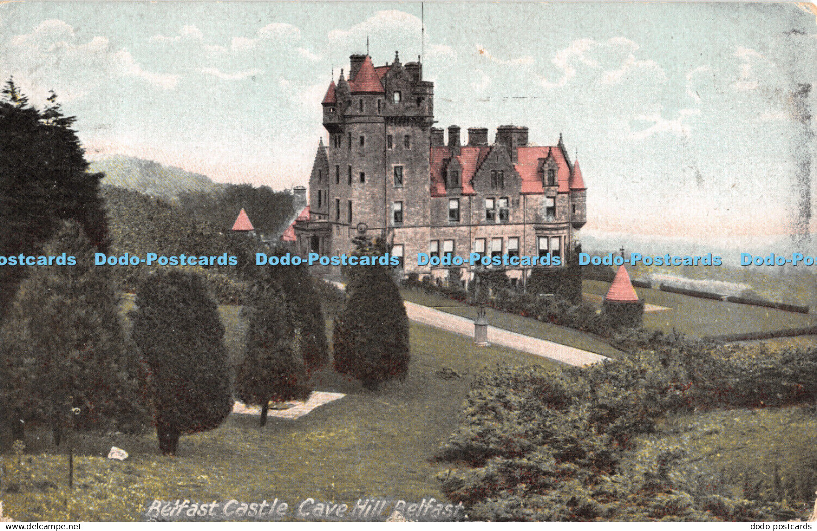 R326898 Belfast Castle Cave Hill Belfast Lawrence 1913 - Monde