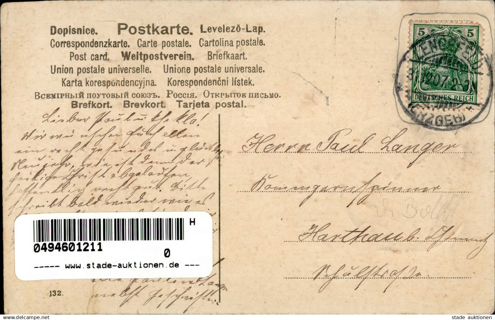 Zwerg Neujahr Präge-AK I-II Bonne Annee Lutin - Other & Unclassified