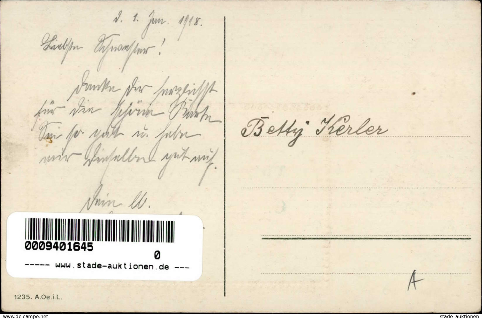 Briefmarken 1918 4 Länder Frankatur I-II - Postal Services