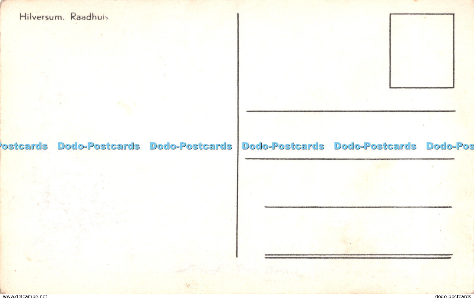 R380726 Hilversum Raadhuis - Monde