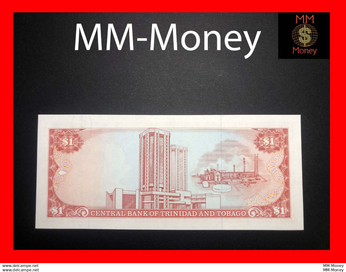 TRINIDAD & TOBAGO 1 $ 1992  P.  36  "sig. N. Hareward"   UNC - Trinidad & Tobago