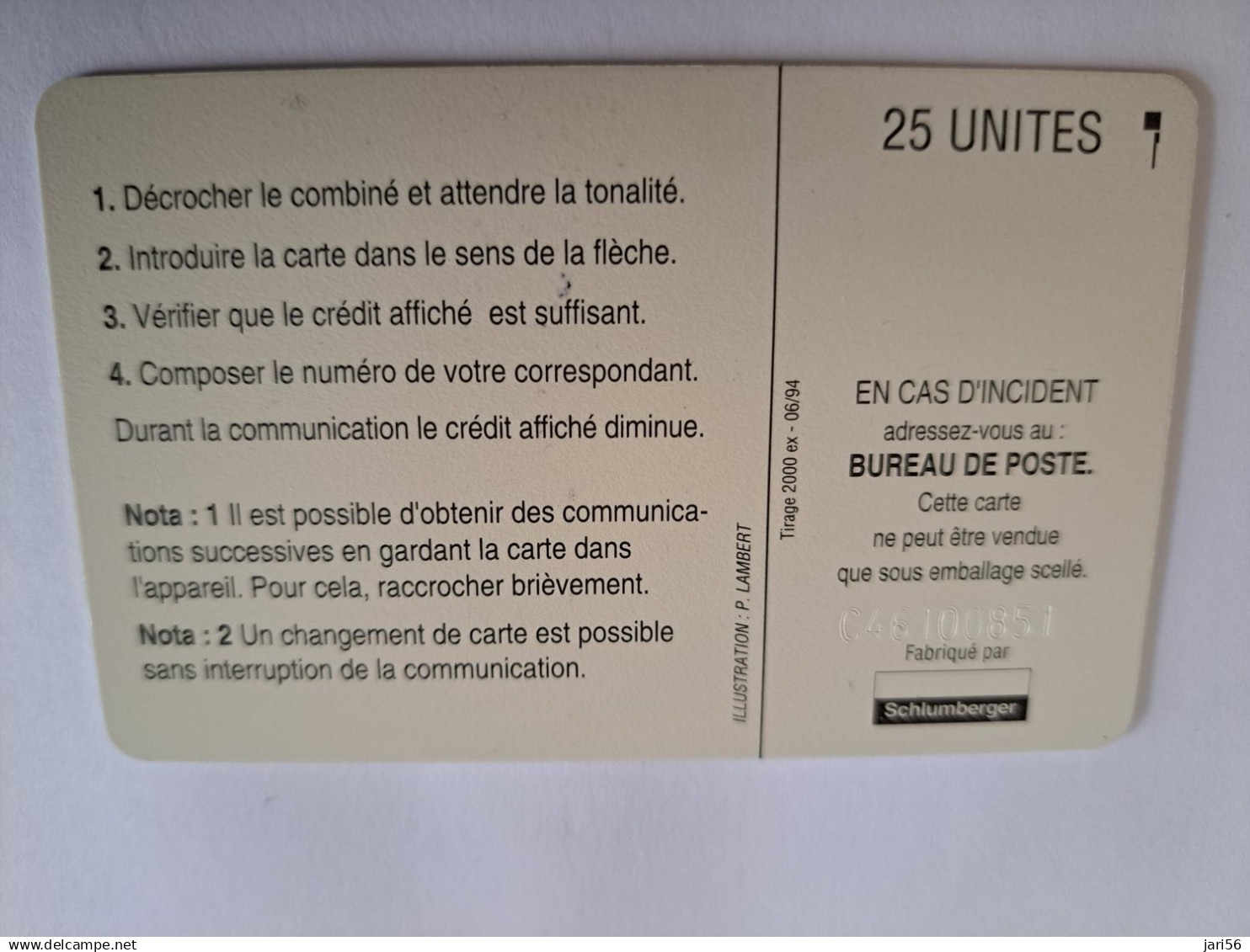 WALLIS &  FUTUNA ISLAND/ 25 UNITS/ CHIPCARD /MAN IN COCONUT THREE/  LOW TIRAGE 2000 EX  / FINE USED ** 17600** - Wallis And Futuna