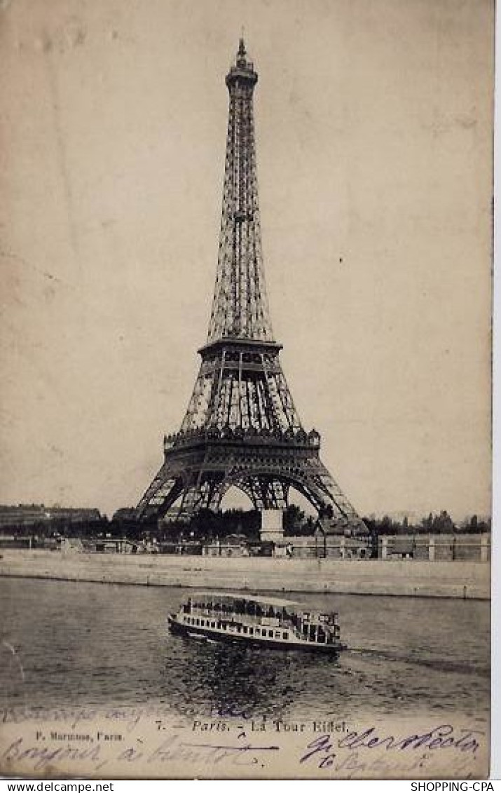 75 - La Tour Eiffel - Bateaux Mouche - Tour Eiffel