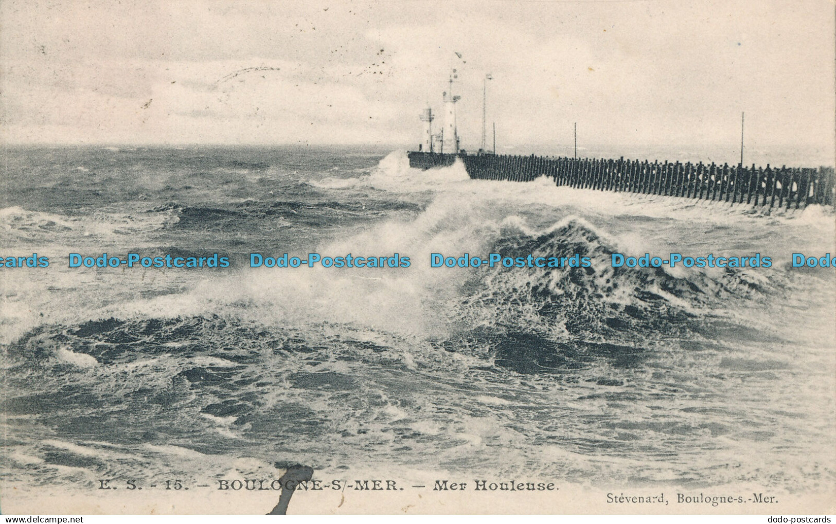 R011283 Boulogne Sur Mer. Mer Houleuse. Stevenard. 1907 - Monde