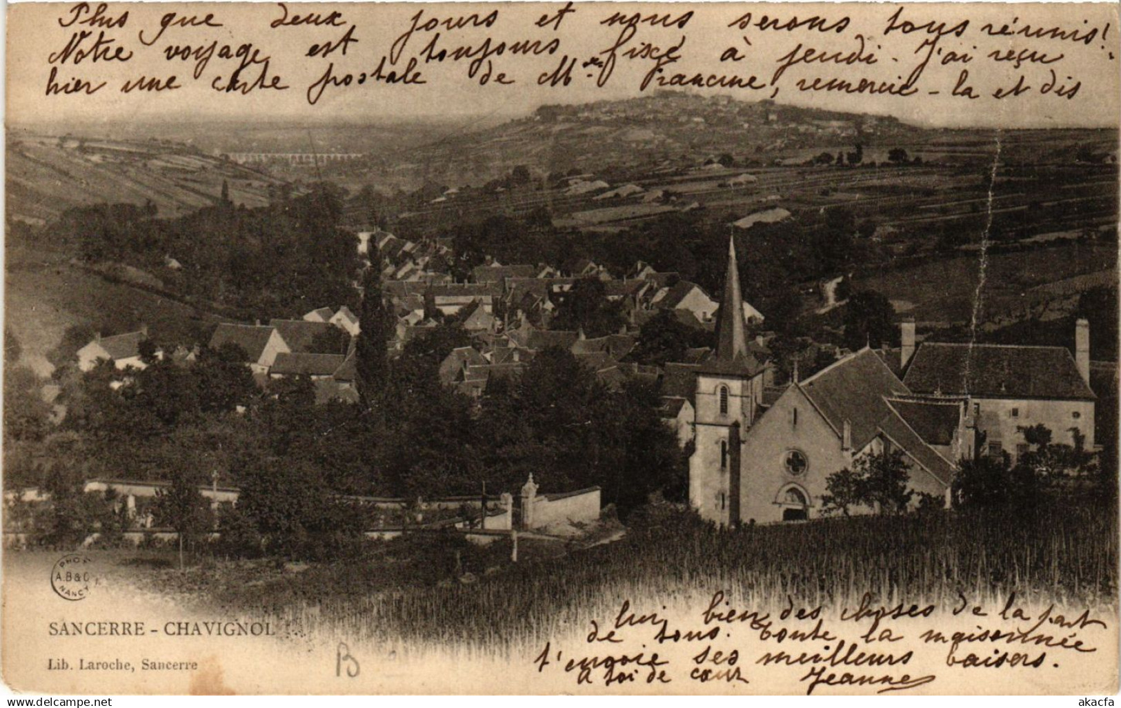 CPA SANCERRE - SANCERRE-Chavigno - Vue - Scenel (634582) - Sancerre