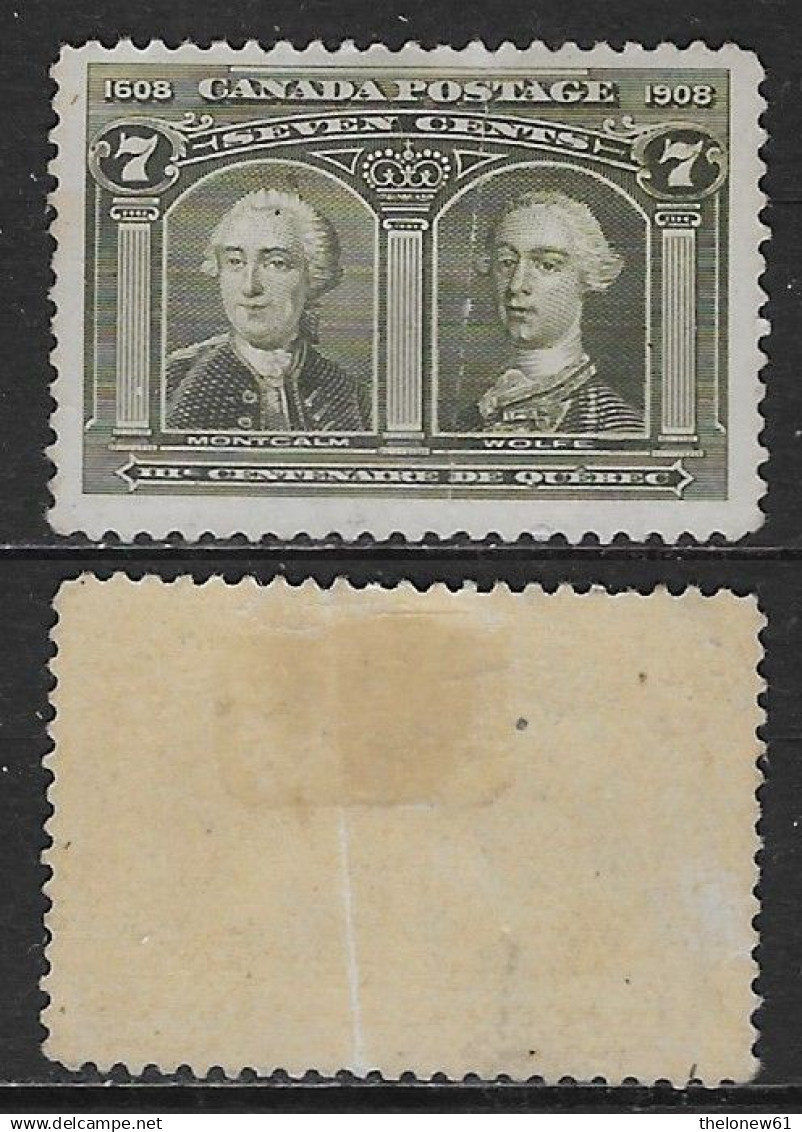 Canada 1908 Founding Of Quebec 7C Mi N.88 MH * - Nuevos