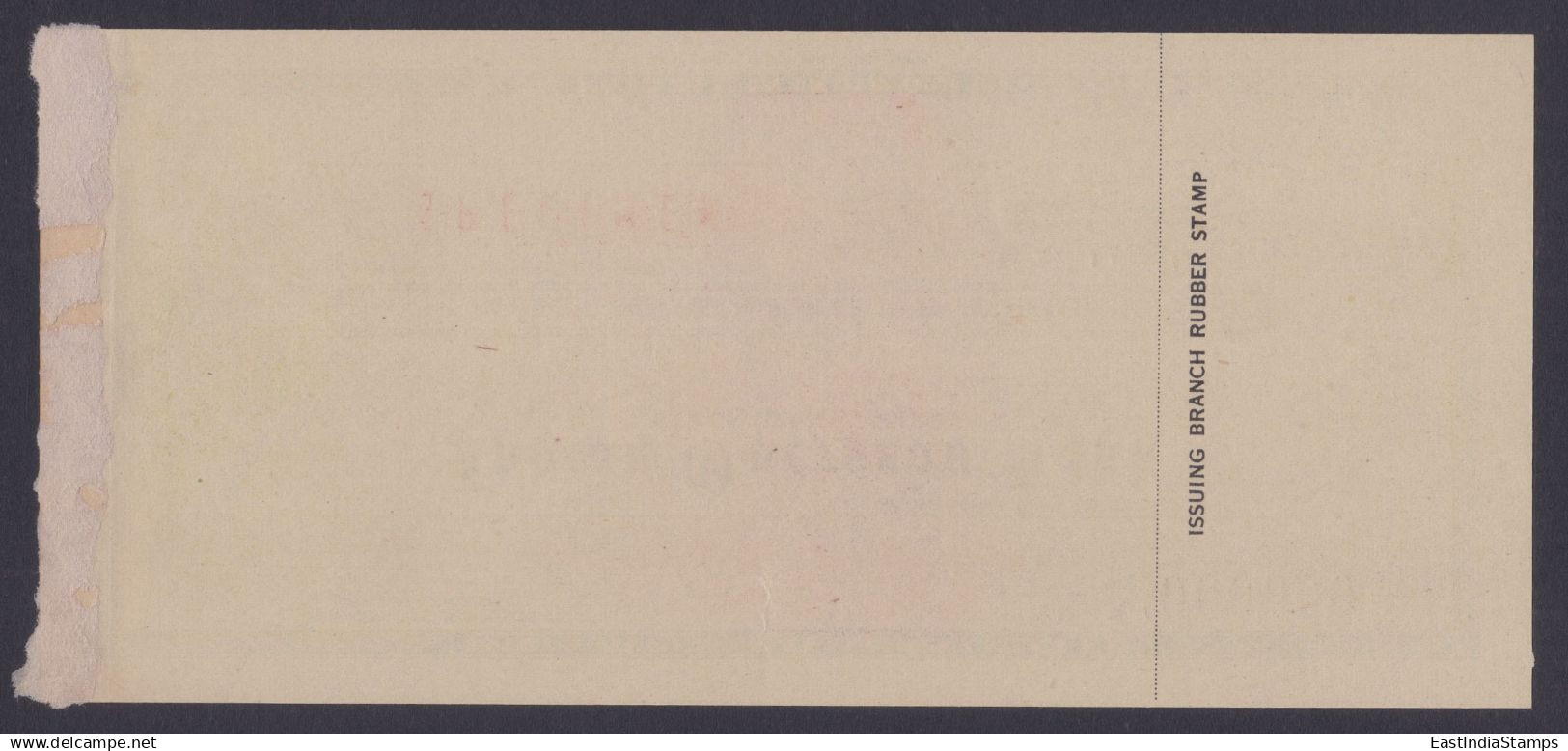 Inde India Indian Overseas Bank 25 Rupees Travellers Cheque, SPECIMEN, Check, Checks, Banking - Schecks  Und Reiseschecks