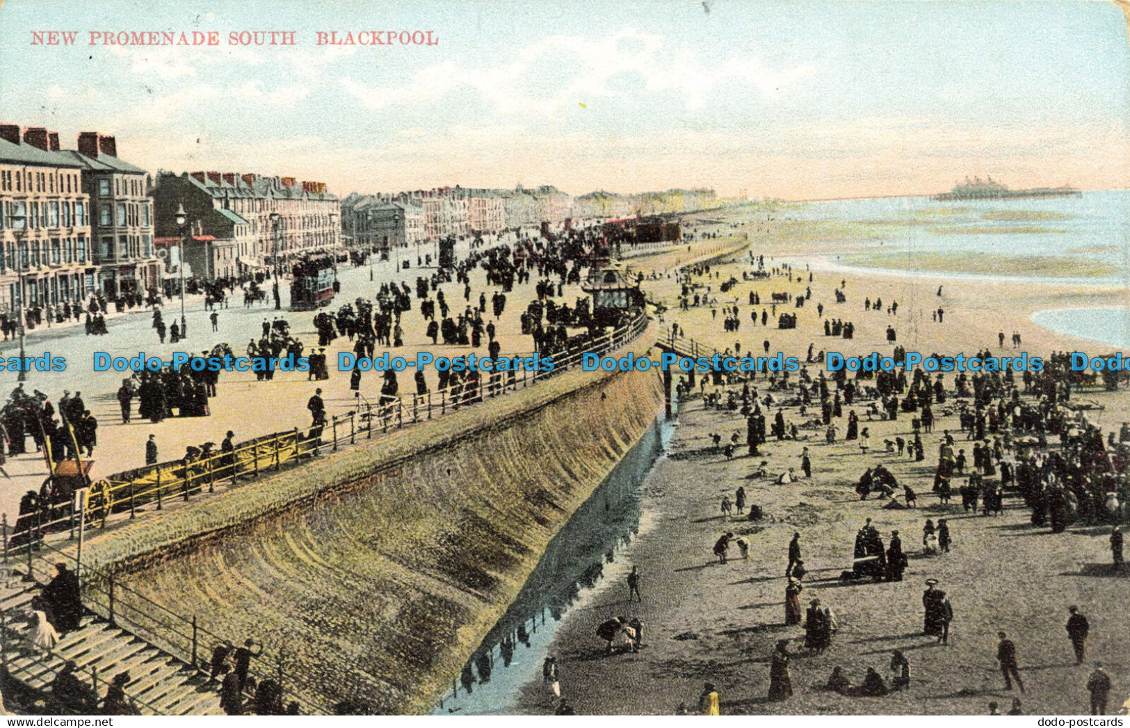 R640247 Blackpool. New Promenade South. Max Ettlinger. Blackpool Series. 1088. 1 - Monde