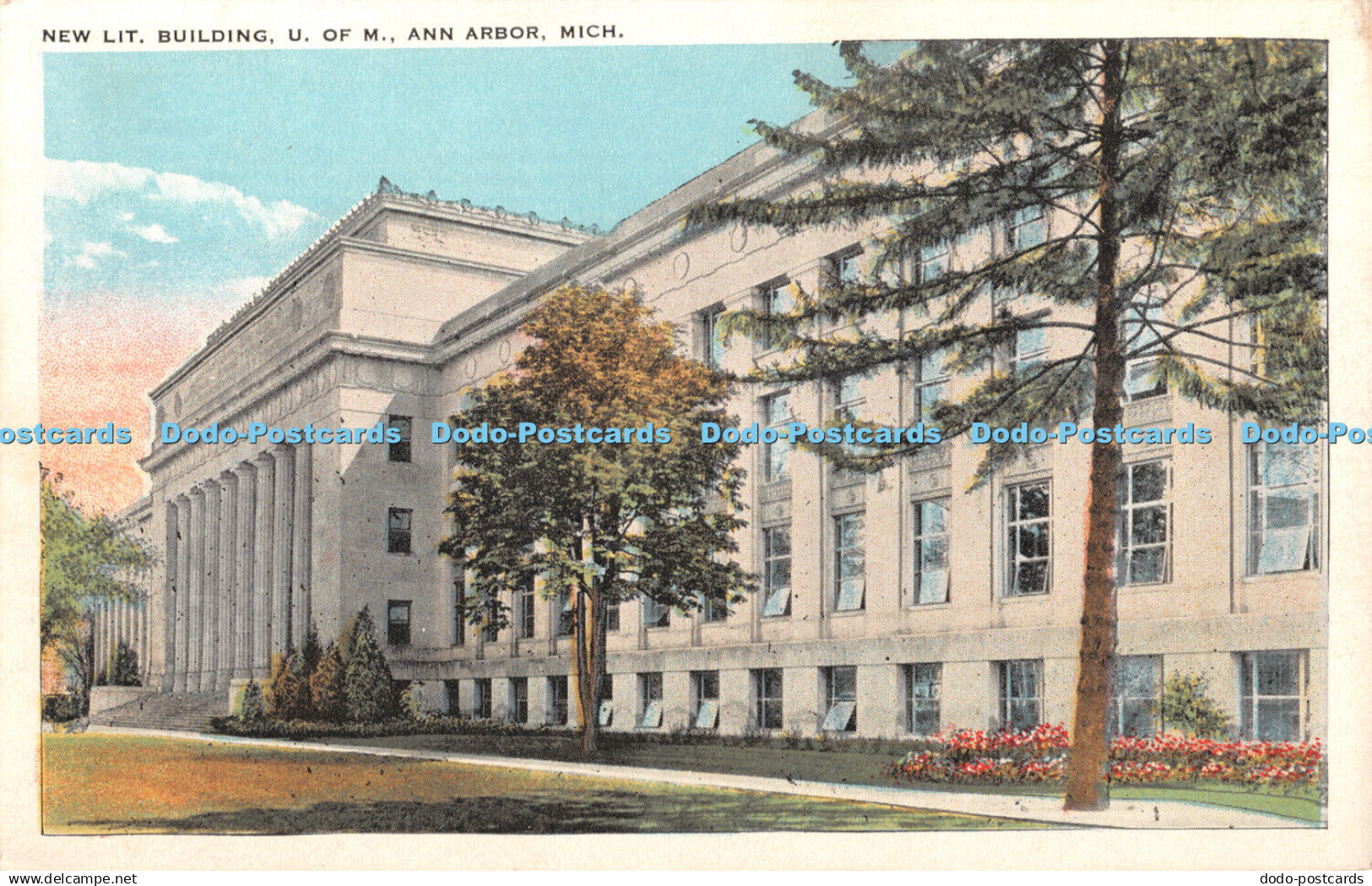 R340865 Mich Ann Arbor New Lit Building U Of M Tichnor Quality Views - Monde