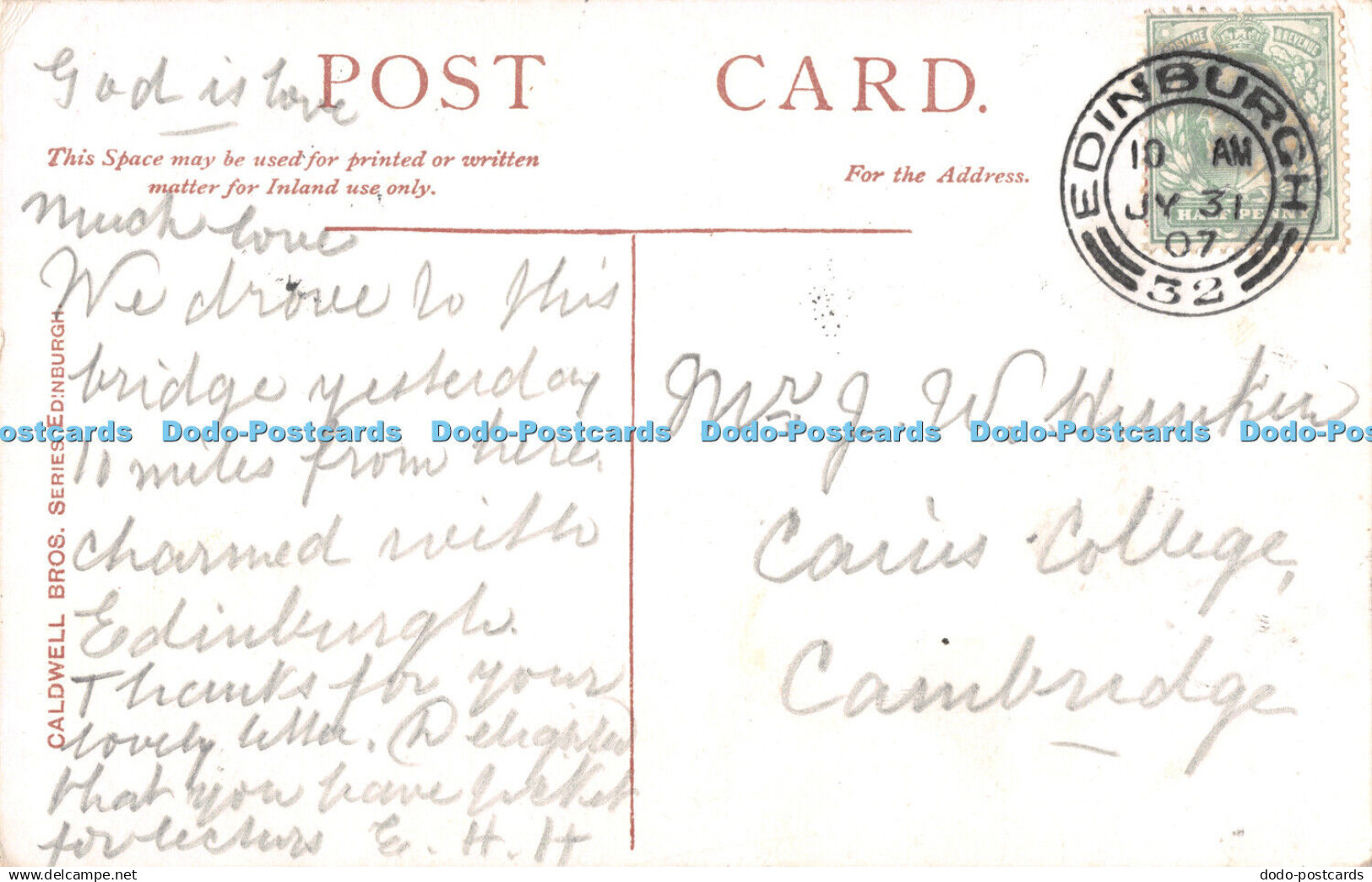 R437411 Forth Bridge Caldwell Bros Series 1907 - Monde