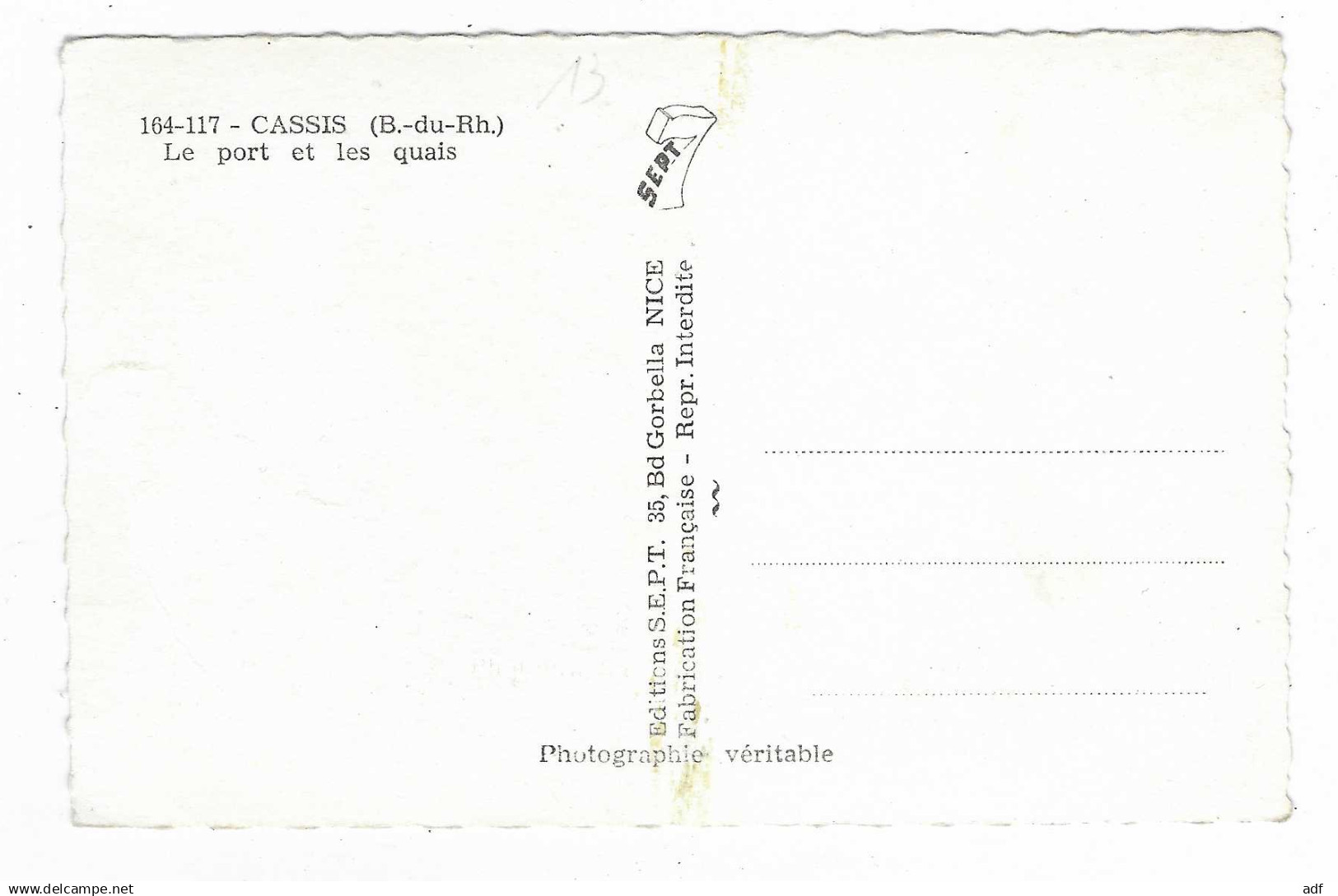 CPSM CASSIS, LE PORT ET LES QUAIS, Format 9 Cm Sur 14 Cm Environ, BOUCHES DU RHONE 13 - Cassis