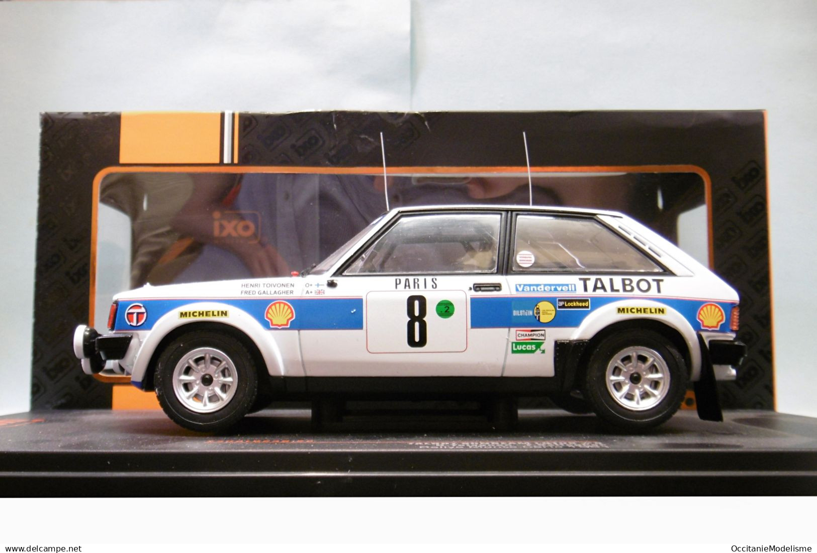 Ixo - TALBOT SUNBEAN LOTUS #8 Rallye Monte-Carlo 1981 Toivonen - Gallagher DEFAUT Réf. 24RAL023B.22 Neuf NBO 1/24 - Altri & Non Classificati