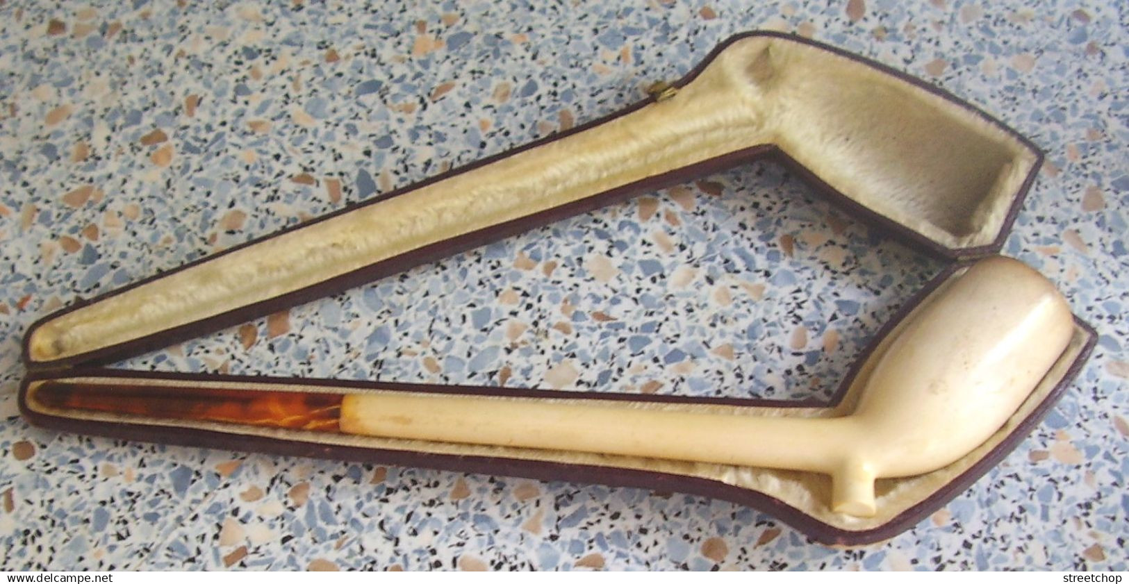 Pipe Ancienne Avec Son étui - Pipa In Schiuma
