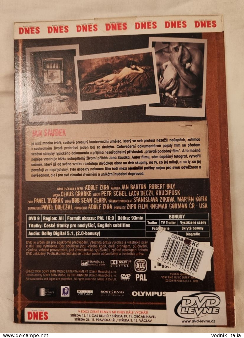 DVD Jan Saudek - Documentary