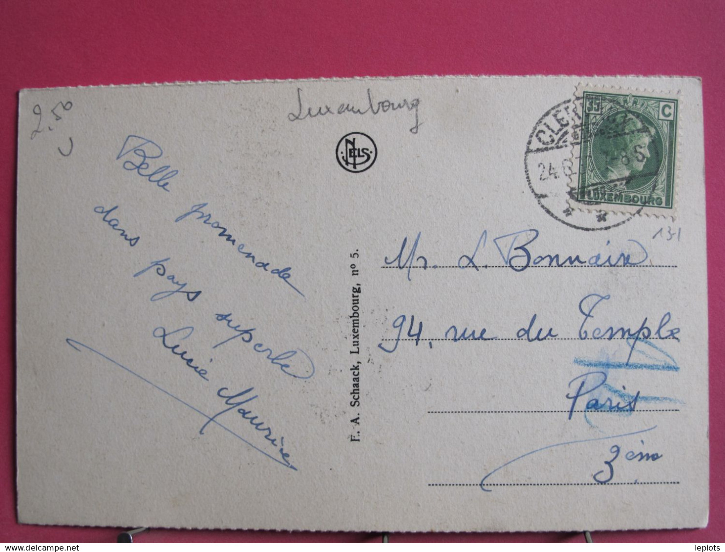 Visuel Très Peu Courant - Luxembourg - Clervaux - L'Abbaye - Clervaux